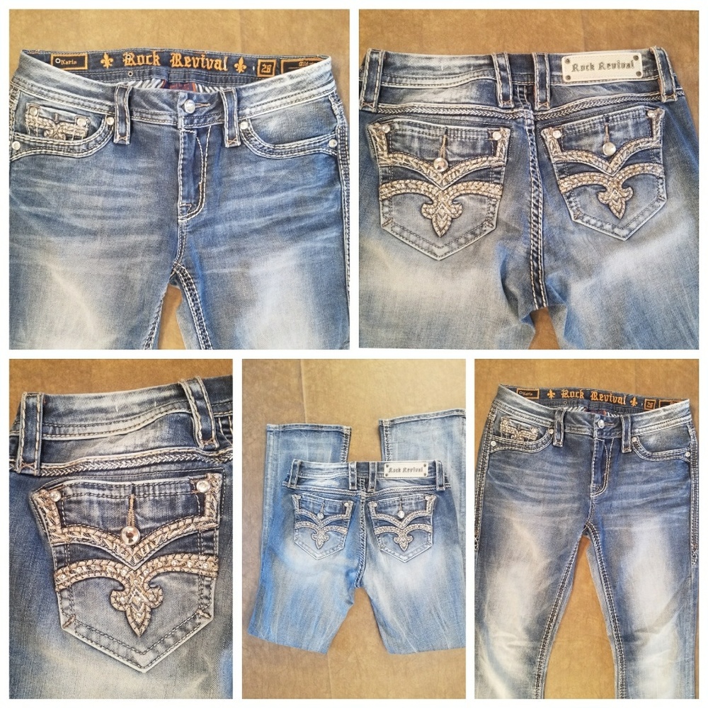 Rock Revival Karla size 28 manufacturer distressed